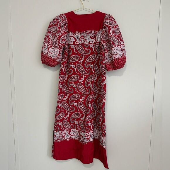 Sea New York Theodora Paisley Balloon Sleeve Dress - Picture 5 of 5